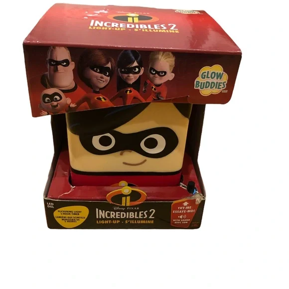 Disney - Pixar Incredibles 2 Glow Buddies LED Night Light - Picture 1 of 3